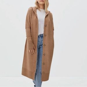 Everlane Wool Blend Cozy Stretch Duster Long Cardigan Sweater